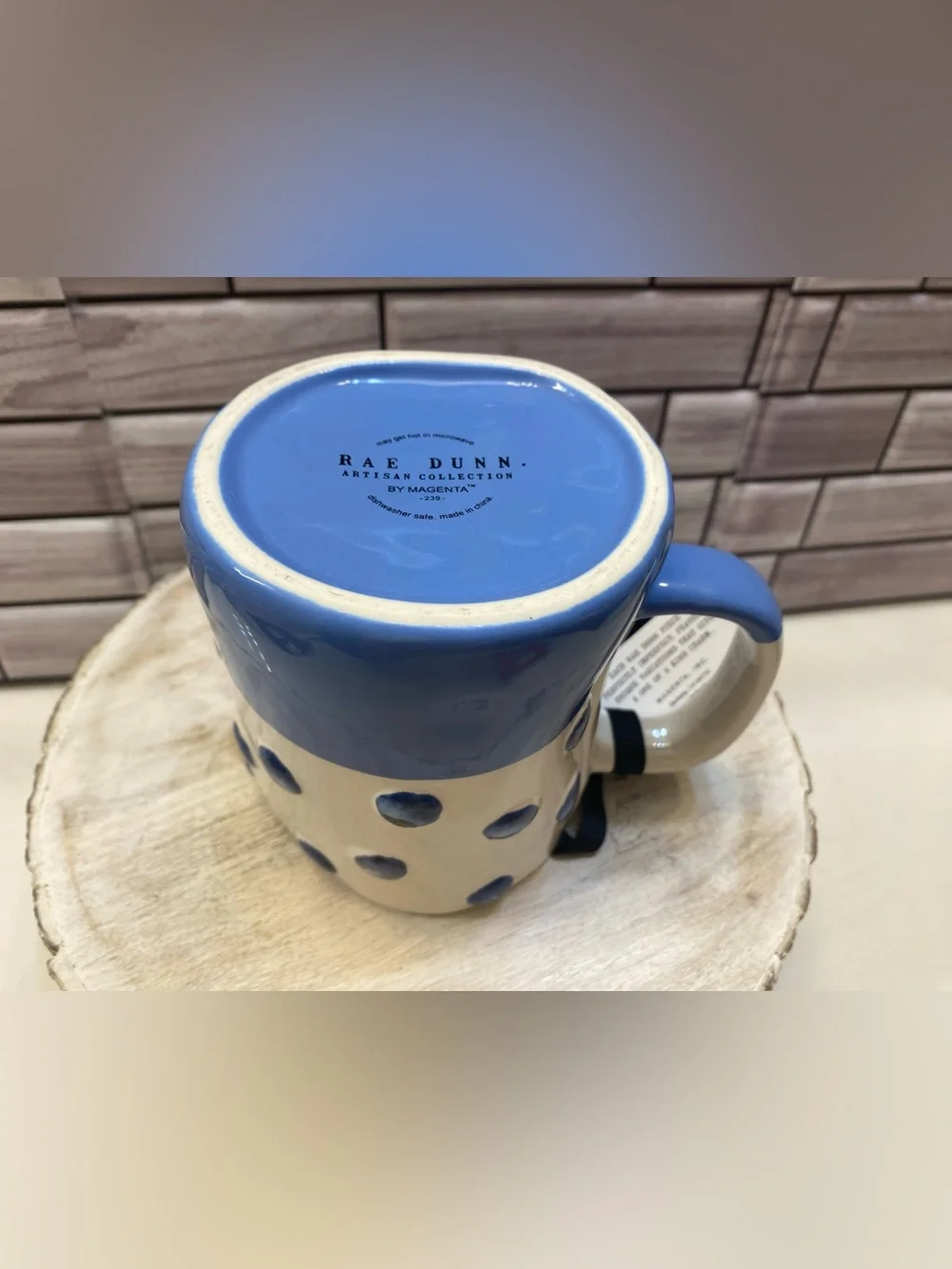 Rae Dunn ❤️ceramic Blueberry “Sweet” Mug NWT